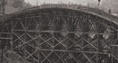 Atherton Avenue Bridge (1913-1973, rebuilt on original piers), also known as Baum Boulevard Bridge, as it appeared under construction in 1912.  Engineer: City of Pittsburgh — Photograph from the <a href='https://historicpittsburgh.org/collection/pittsburgh-city-photographer-collection' target='_blank'> Pittsburgh City Photographer Collection, 1901-2002, AIS.1971.05, Archives Service Center, University of Pittsburgh</a>